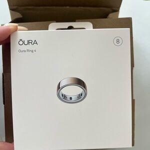 Oura Ring 4 Smart Ring - Rose Gold (Size 8)